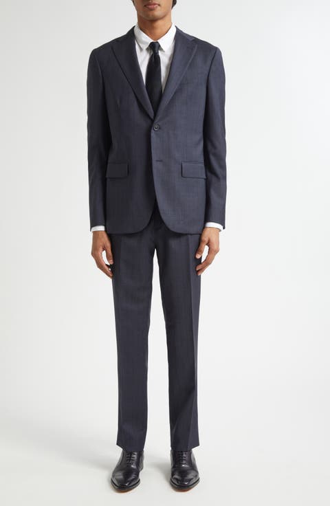 B-Line Pinstripe Virgin Wool Suit
