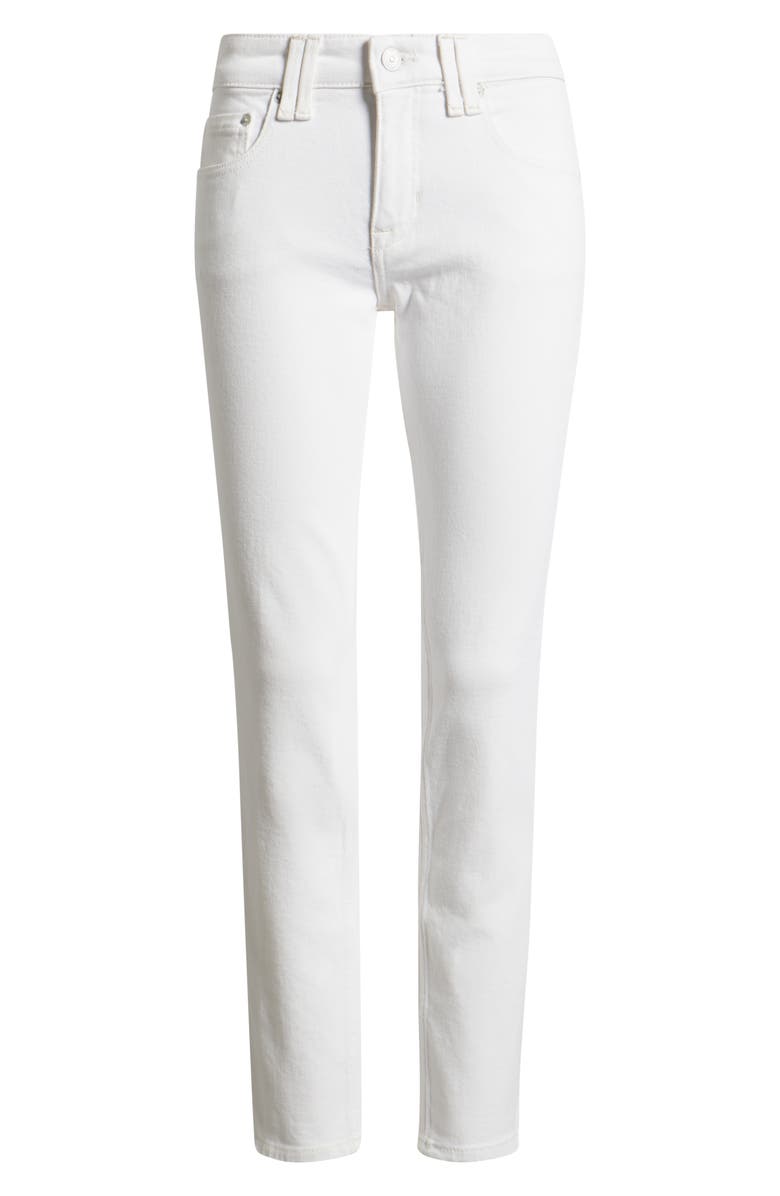 Free People Oracle Low Rise Slim Straight Leg Jeans, Main, color, Optic White