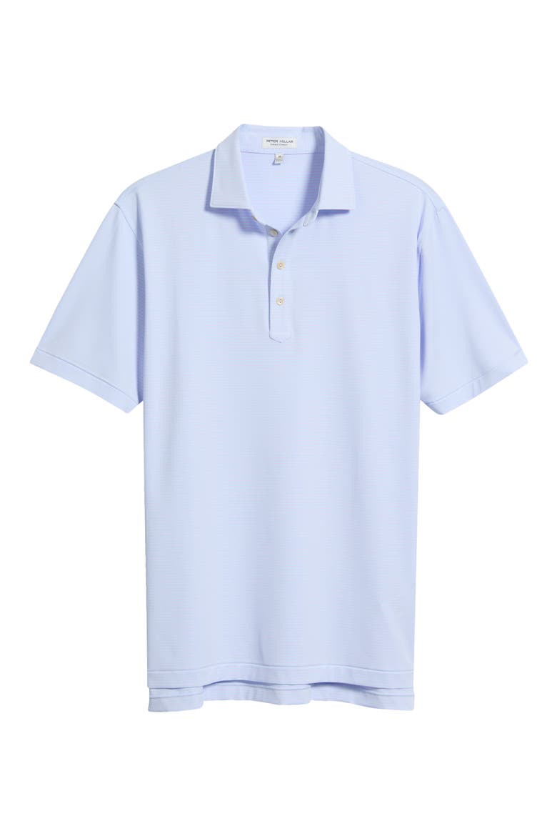 Wynn Stripe Summer Comfort Performance Jersey Polo, Main, color, PALE BLUE