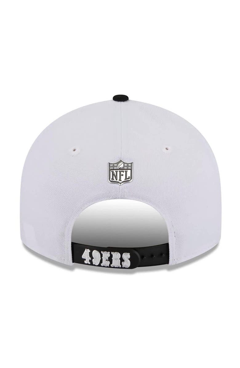 New Era Men's New Era  White/Black San Francisco 49ers 2026 NFL Draft Pre-Curved 9FIFTY Snapback Hat, Alternate, color, White