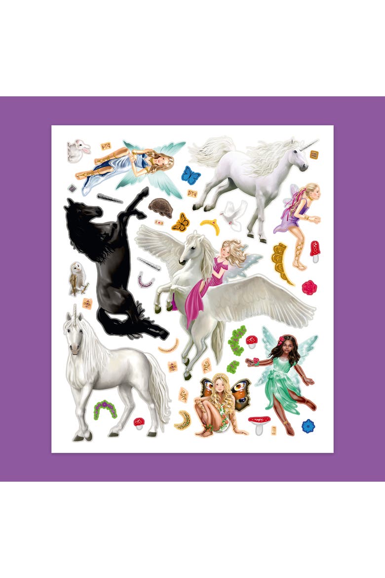 Panorama Sticker Book, Alternate, color, Multicolored