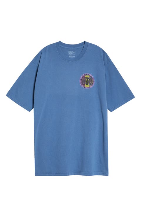 Blotched Circle Cotton Graphic T-Shirt