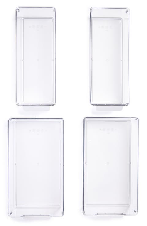 Good Grips 4-Piece Storage Organizer Container Bin Set