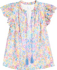 SUGARLIPS Deniza Flutter Sleeve Top