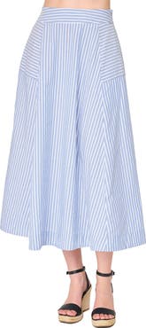 GIBSONLOOK Amanda Smocked Back Midi Skirt