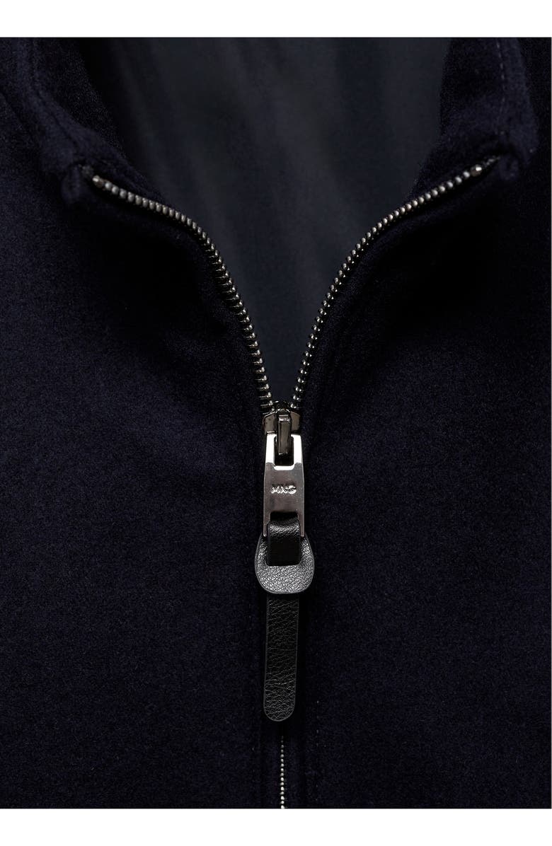 MANGO Regular Fit Wool Blend Jacket, Alternate, color, 