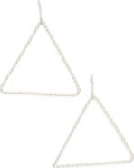 Karine Sultan Open Triangle Drop Earrings