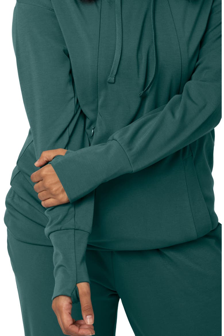 Maternity & Nursing Hoodie, Alternate, color, EVERGREEN