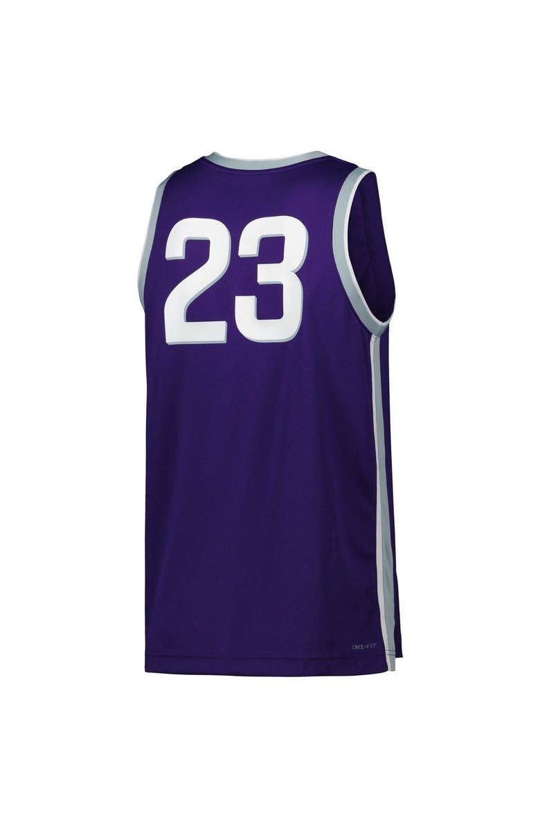 Nike Men's Nike #23 Purple Kansas State Wildcats Replica Basketball Jersey, Alternate, color, Purple