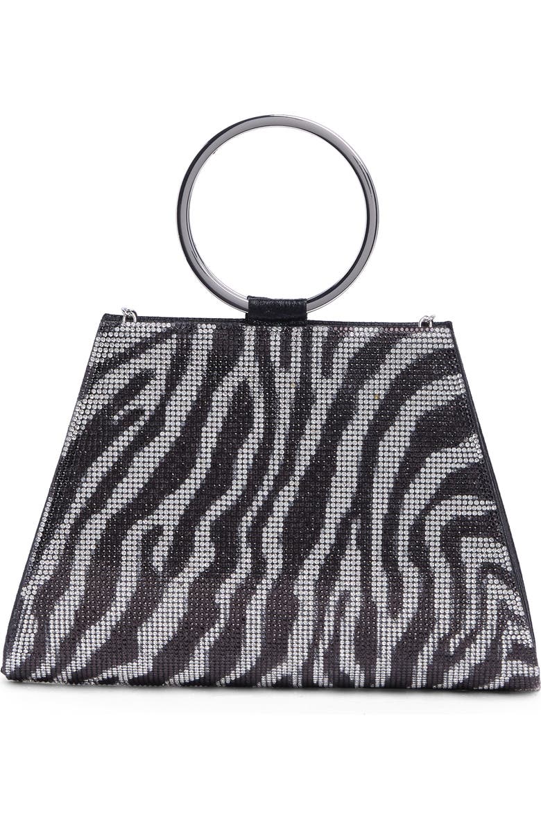 Jessica McClintock Brynn Ring Top Evening Clutch, Main, color,