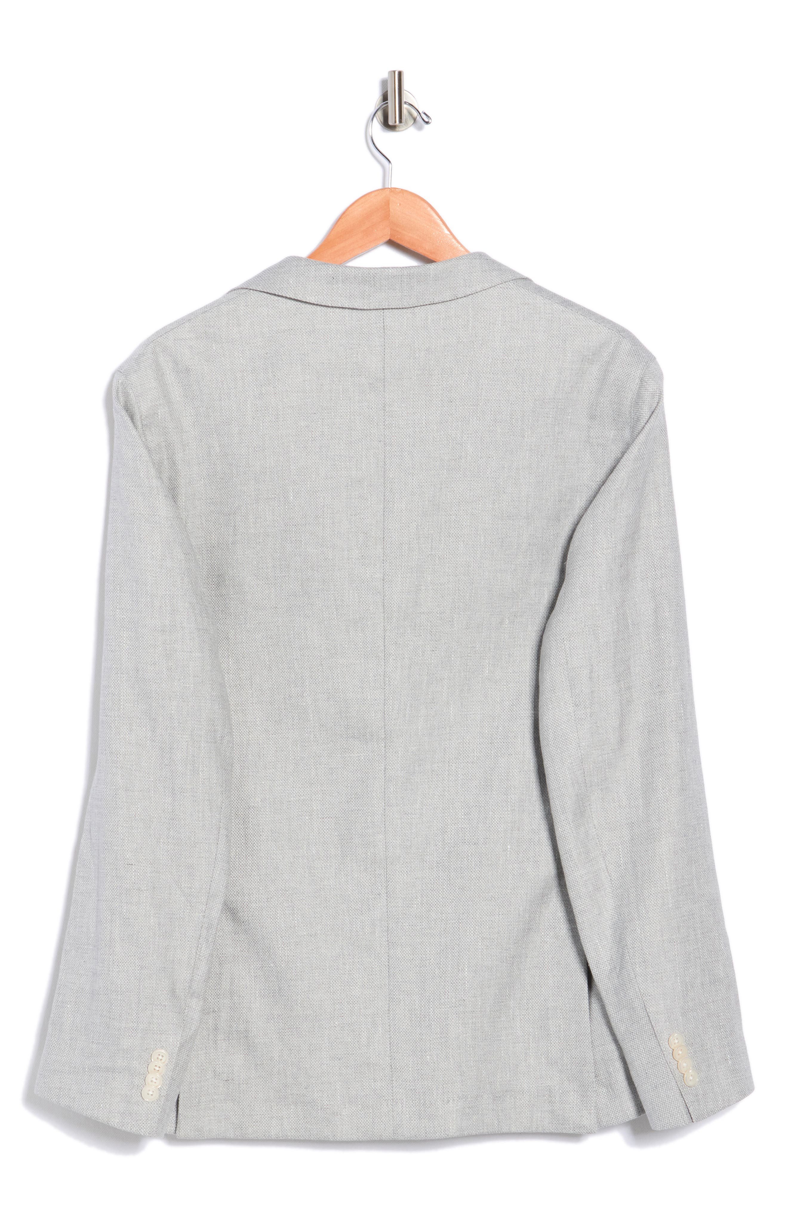 Linen Blend Suit Jacket - image 2