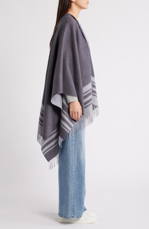 Nordstrom Reversibel Wool & Cashmere Ruana