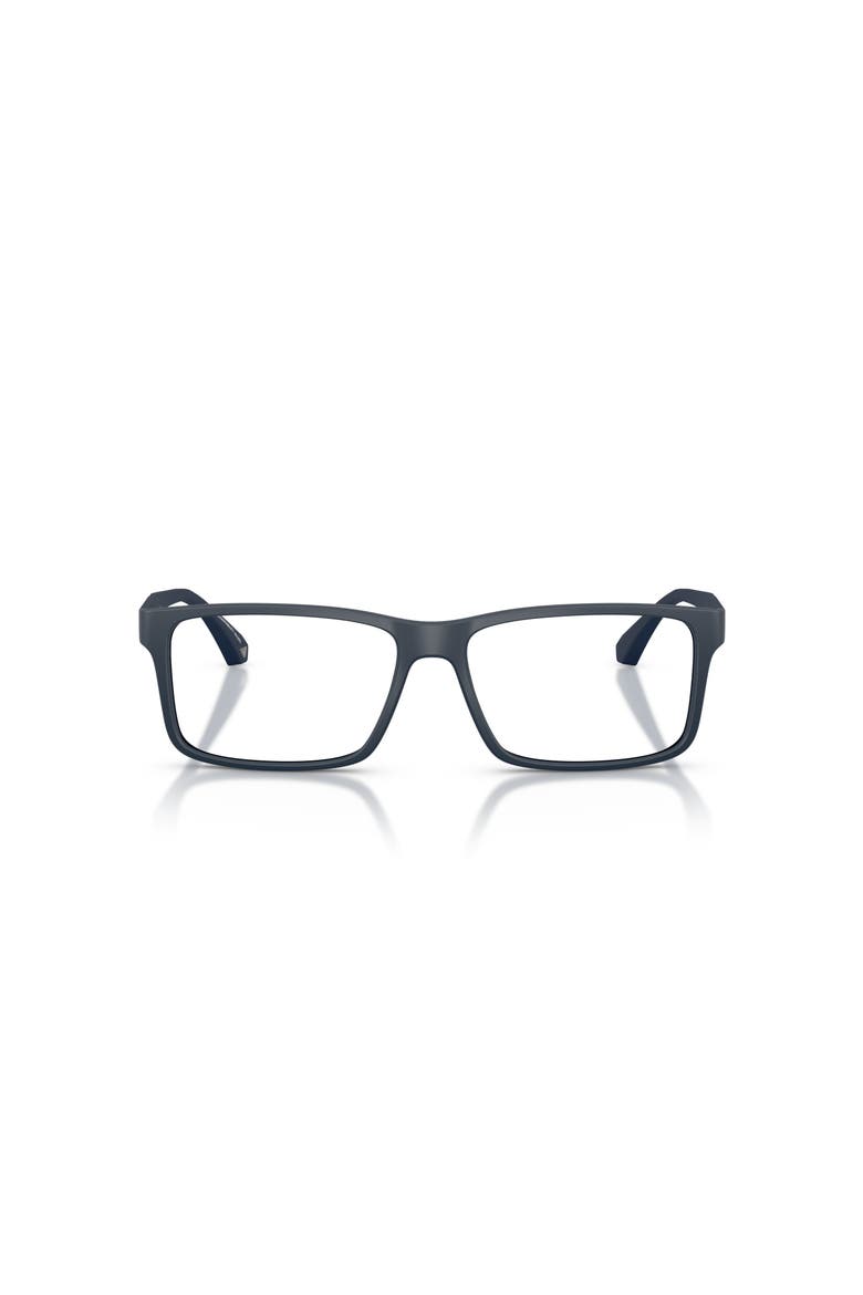 56mm Rectangle optical glasses, Alternate, color, Blue
