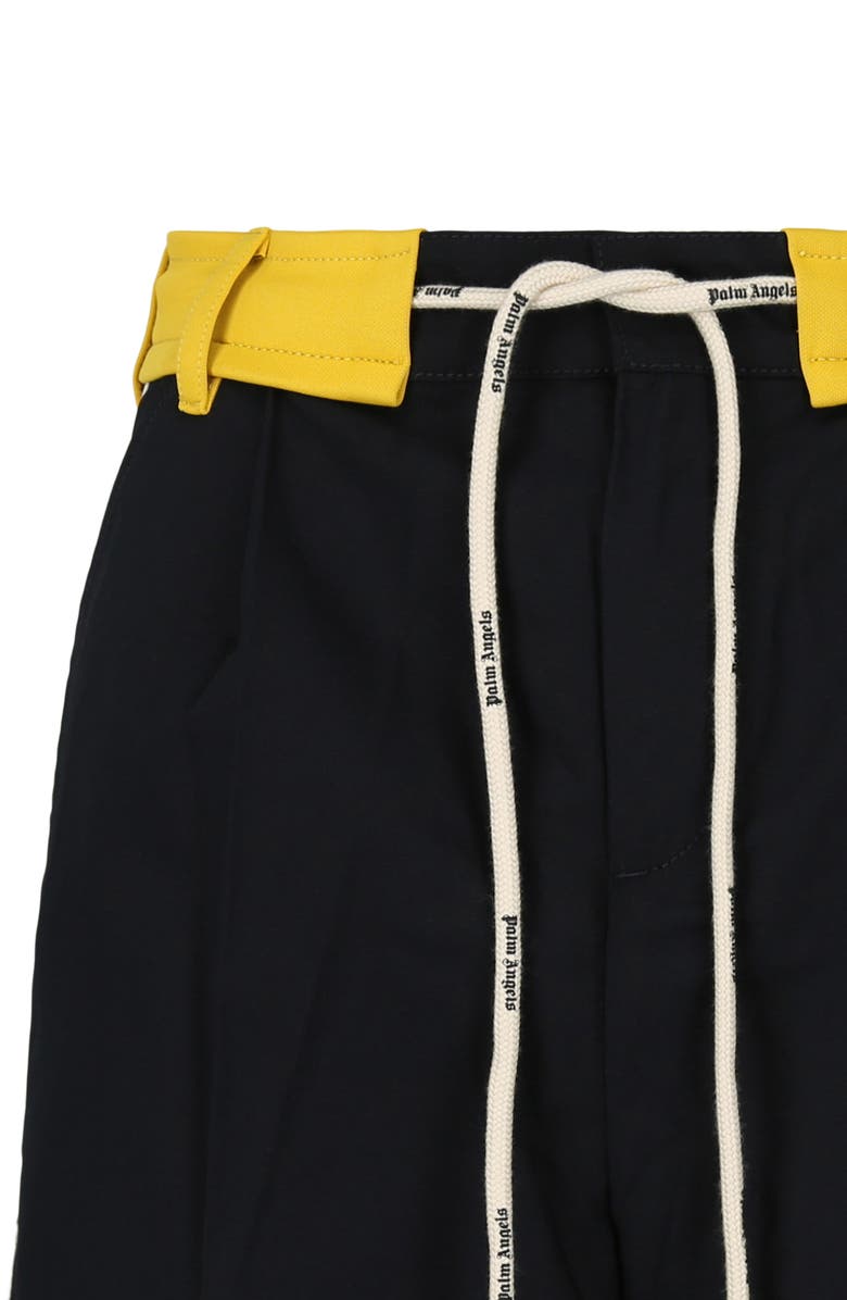 Palm Angels Track Belt Shorts, Alternate, color, 