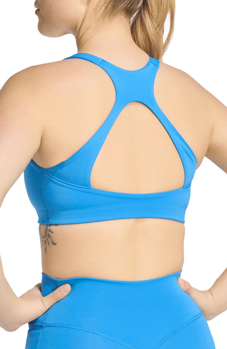 adidas Optime Workout Medium Support Climacool Sports Bra, Alternate, color, 