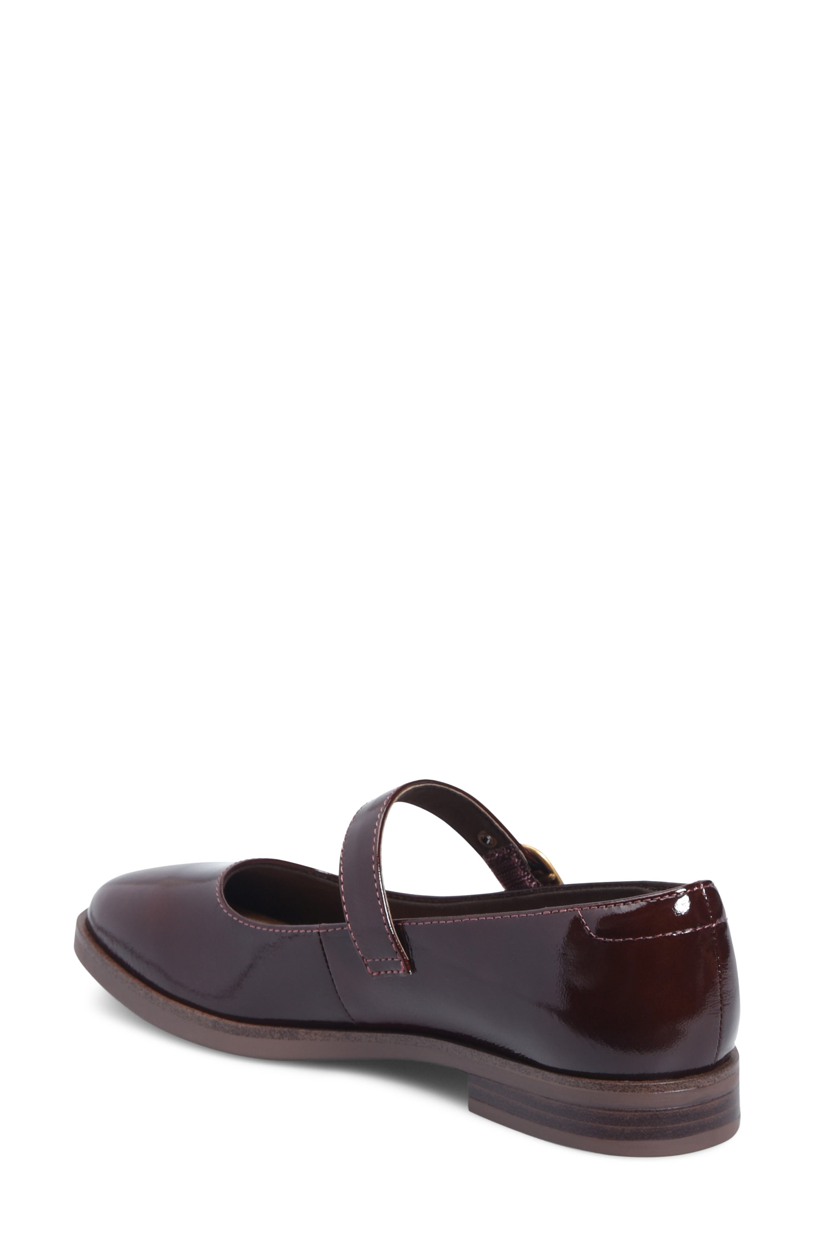 Brewer Mary Jane Flat, Alternate, color, COGNAC PATENT