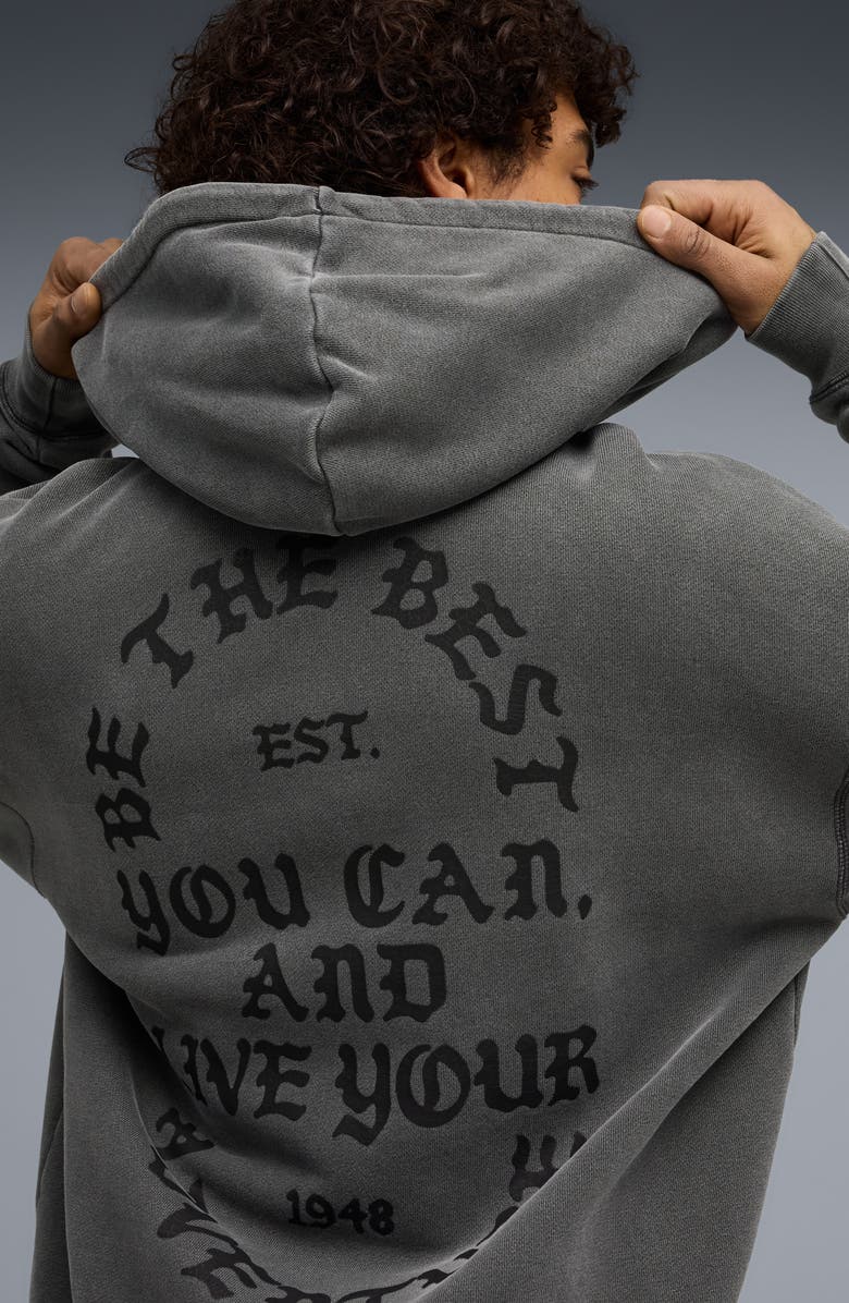 PUMA Now Court Graphic Zip Hoodie, Alternate, color, Flat Dark Gray