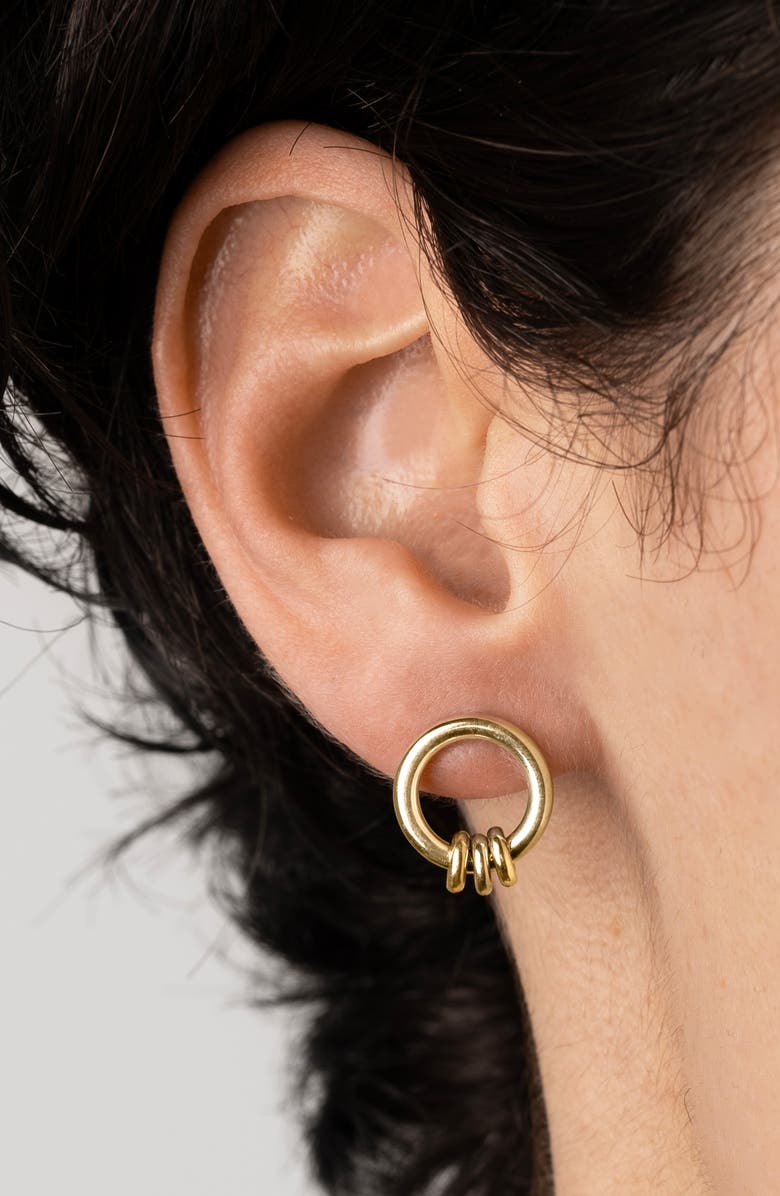 Spinelli Kilcollin Sidra Earrings, Alternate, color, Yellow Gold