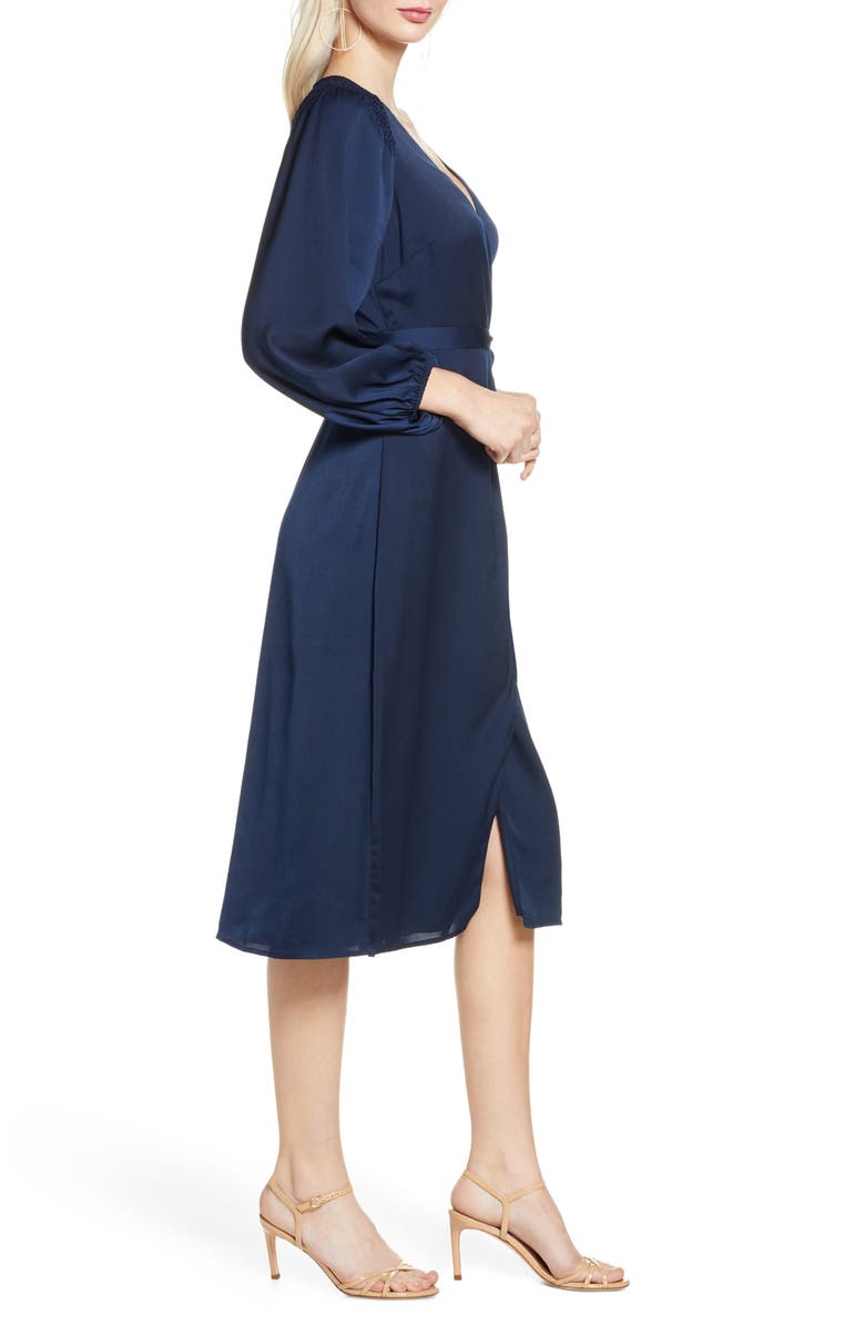 slim fit dress slacks MIXED FABRIC DRESS