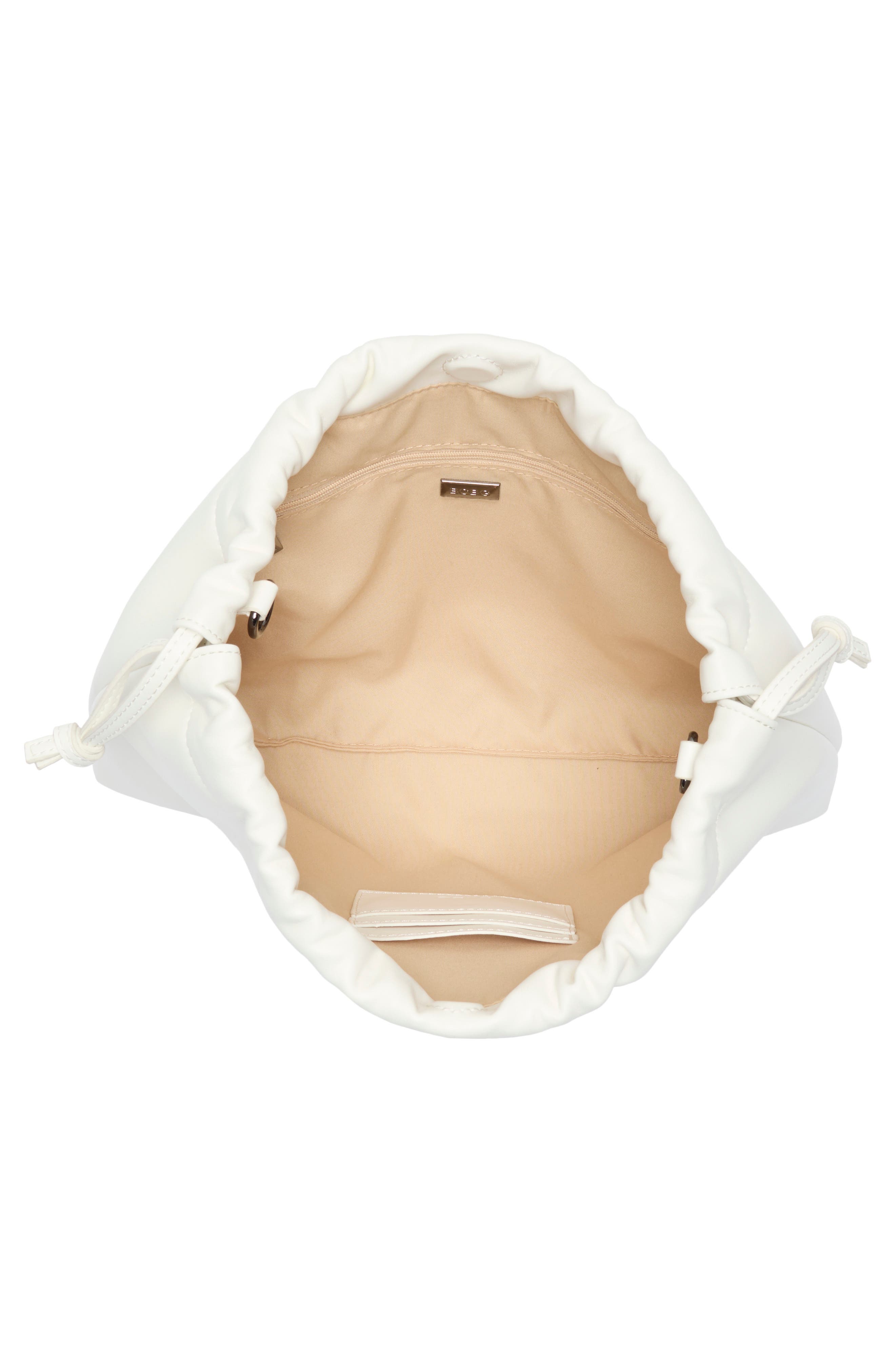 Drawstring Clutch, Alternate, color, POWDER