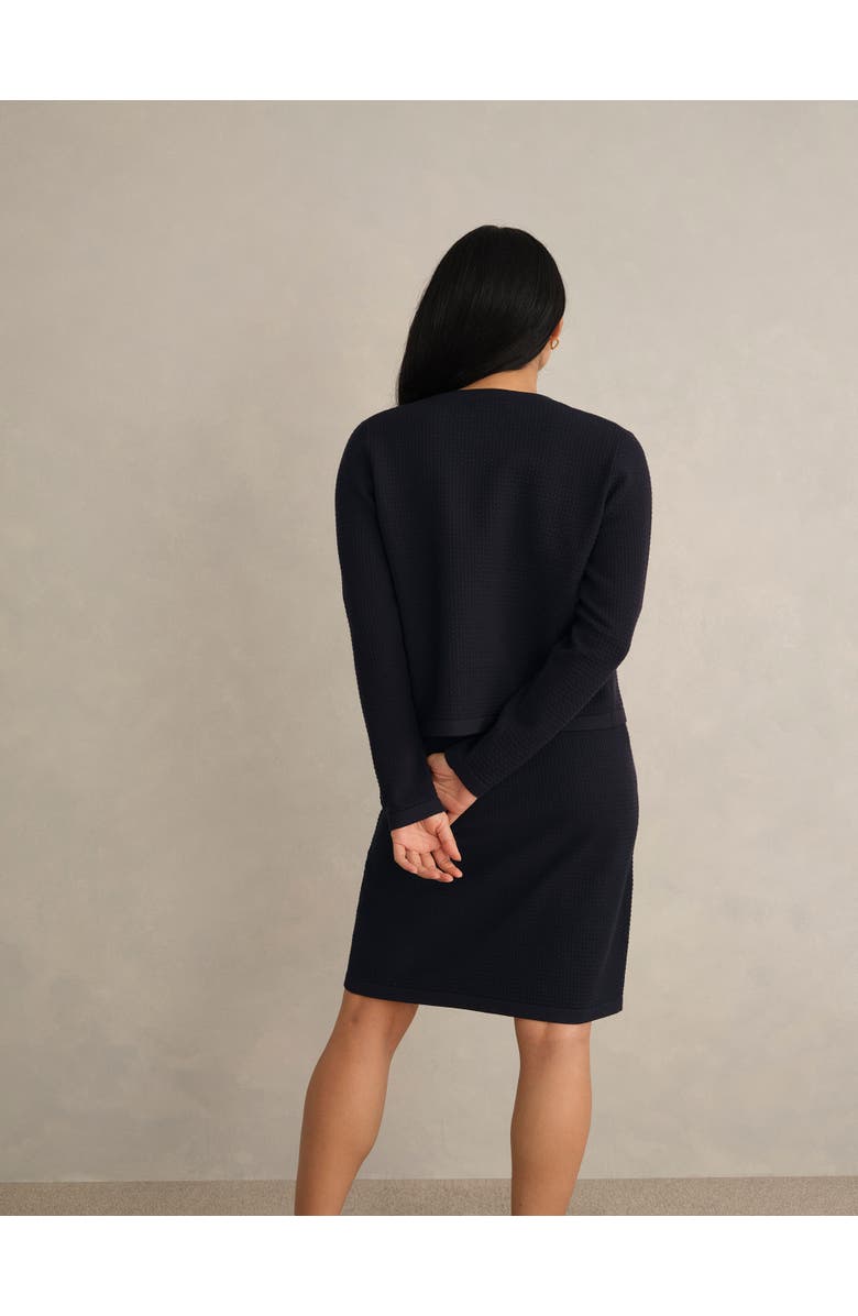 HOBBS LONDON Petra Knitted Jacket, Alternate, color, Hobbs Navy