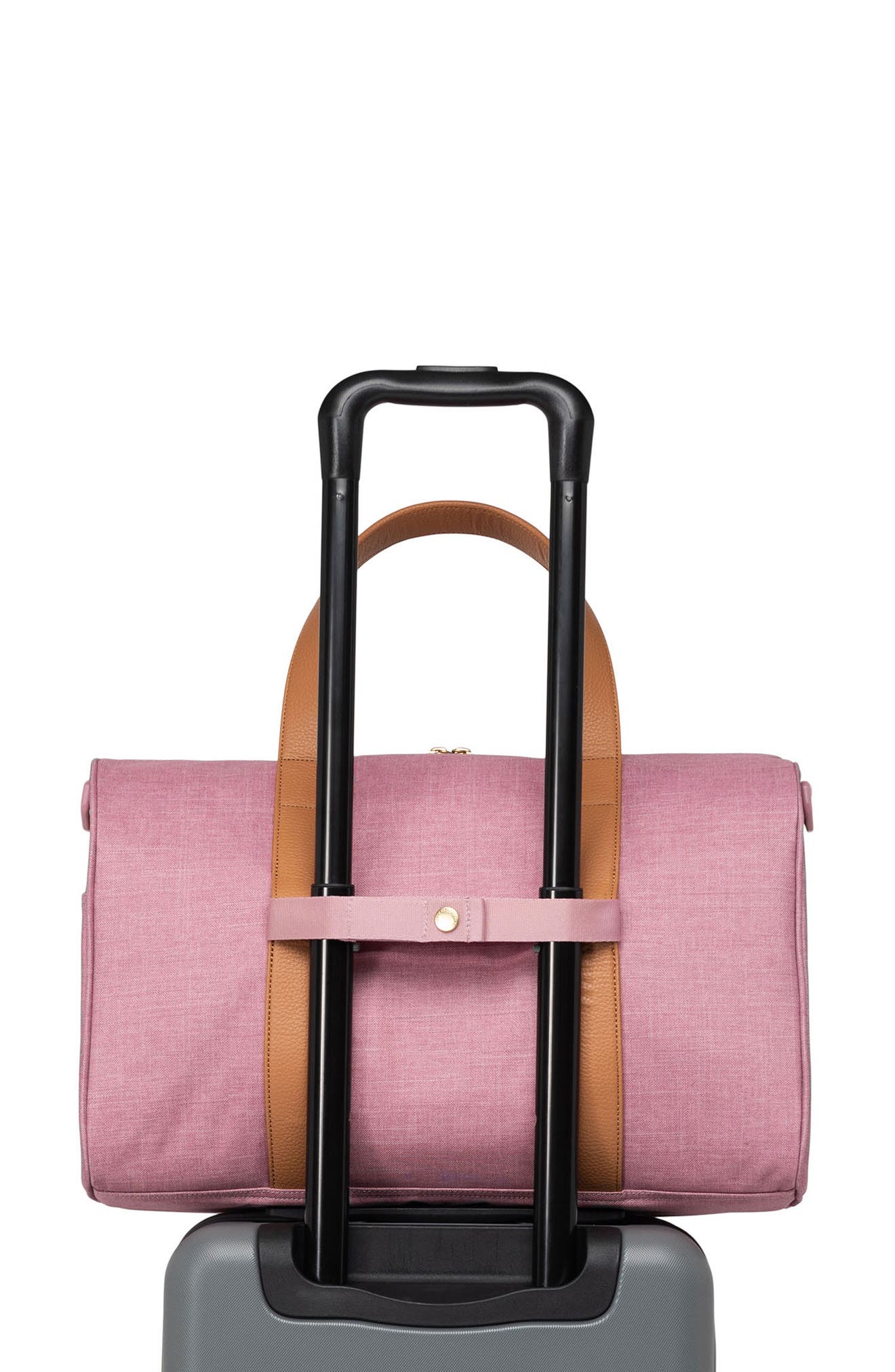 Herschel Supply Co. Waterproof Carry-On Duffle Bag, Alternate, color, Lilas Crosshatch