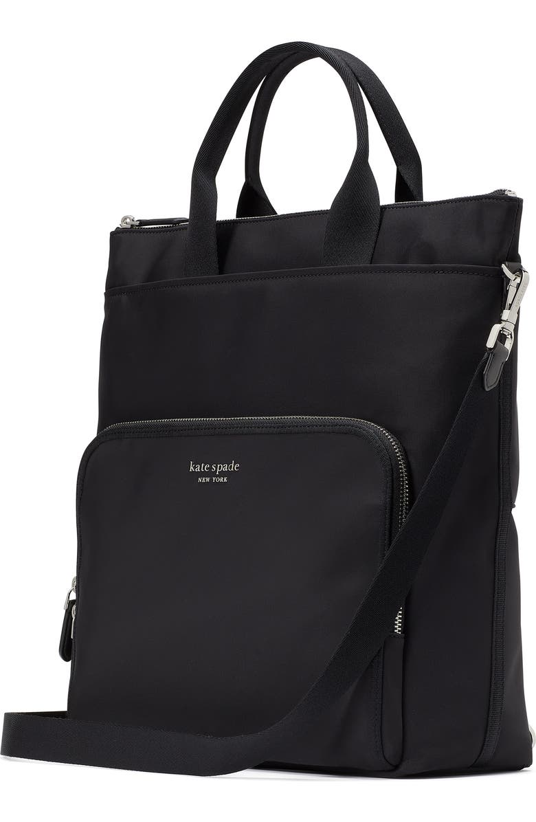 Kate Spade New York sam ksnyl recycled nylon convertible backpack, Alternate, color,