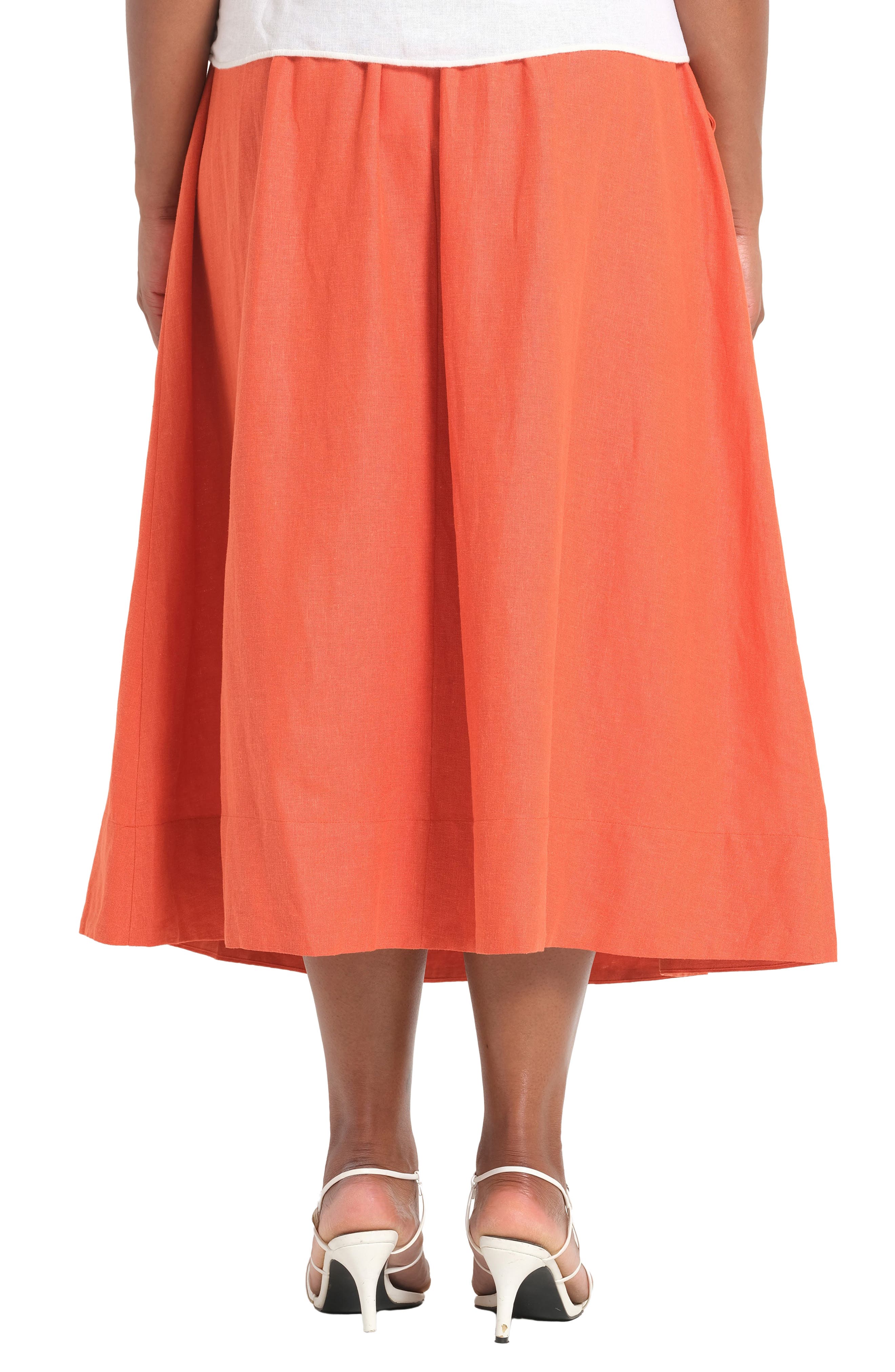 Kaia Linen Blend Skirt - image 2