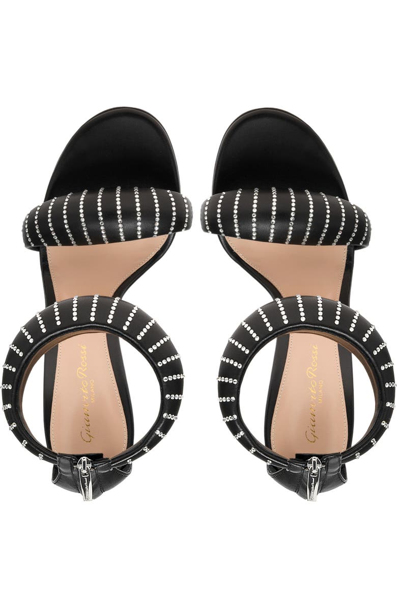 Gianvito Rossi Bijoux Crystal Sandals, Alternate, color,