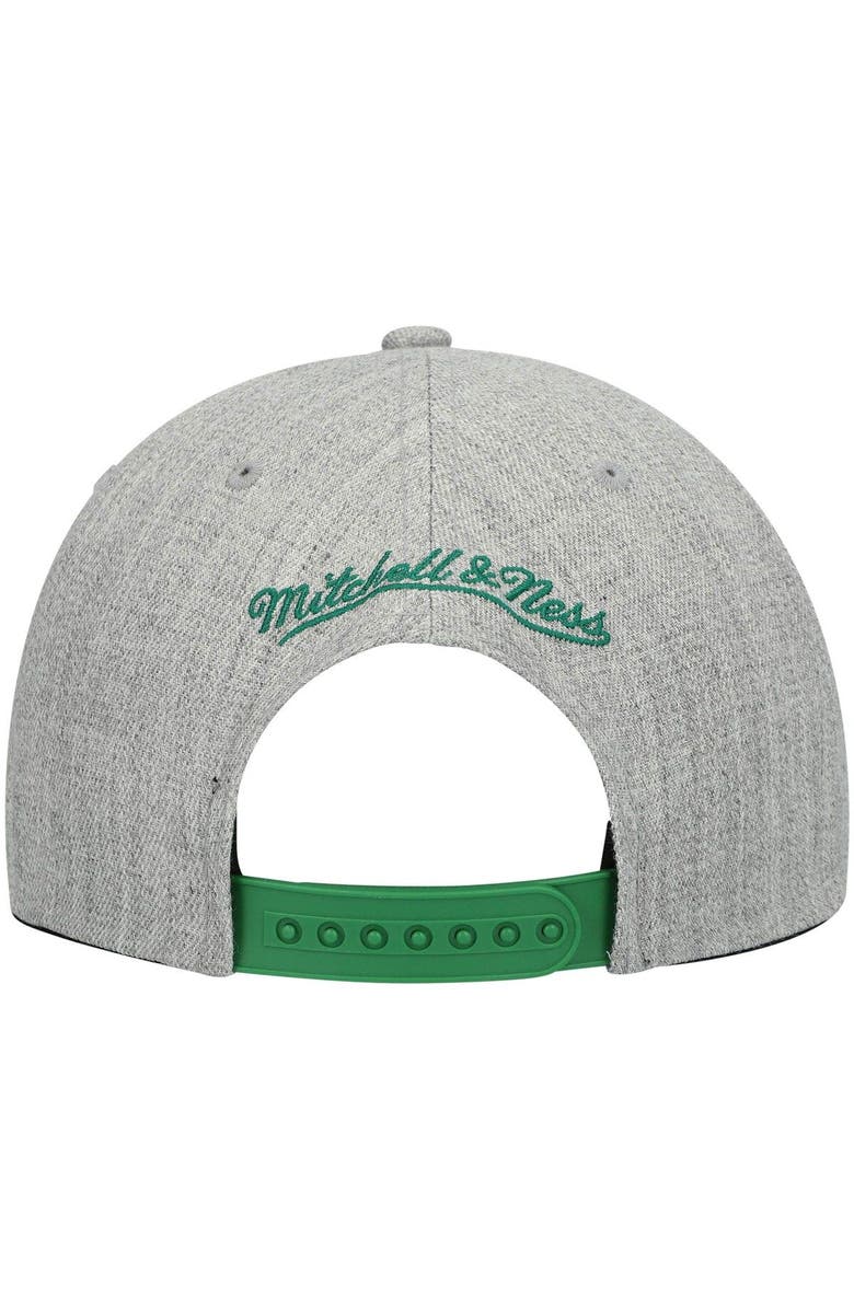 Mitchell & Ness Men's Mitchell & Ness Heathered Gray Dallas Mavericks Hardwood Classics Team 2.0 Snapback Hat, Alternate, color, Heather Gray