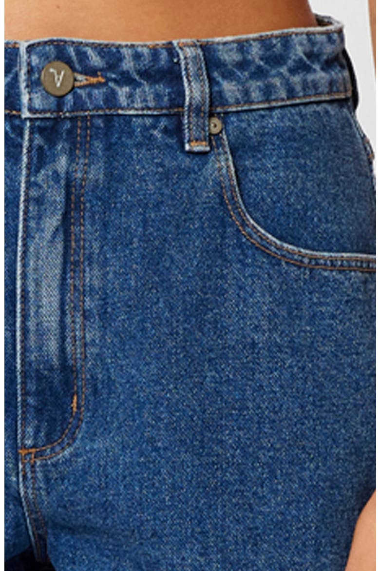 Venice Bella Denim Shorts, Alternate, color, MID BLUE