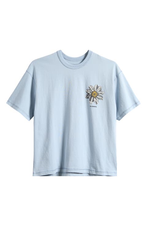 Petals Cotton Graphic T-Shirt