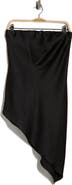 Renee C Asymmetric Strapless Tunic Top