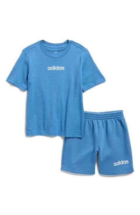 Kids' Logo Fleece T-Shirt & Shorts Set (Little Kid)