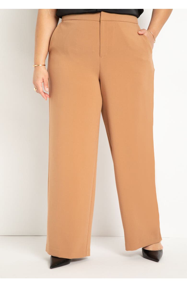 ELOQUII The 365 Semi Stretch Straight Leg Pant, Alternate, color, 