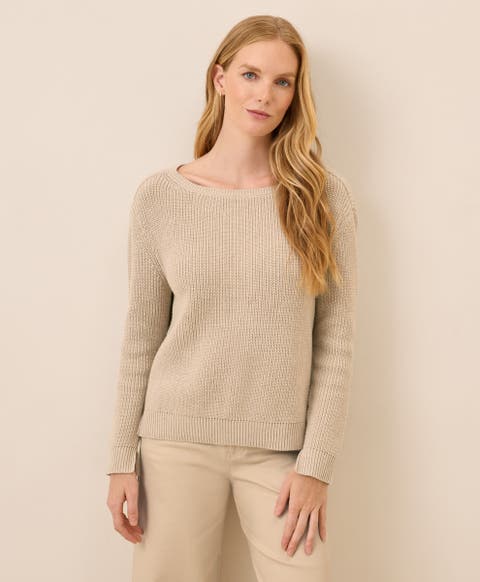 Luxe Knit Boatneck Sweater
