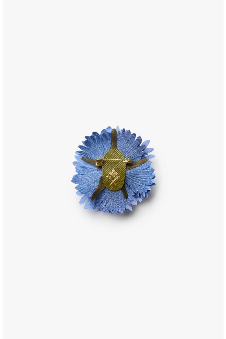 The Blue Cornflower Floral Brooch, Alternate, color, Blue