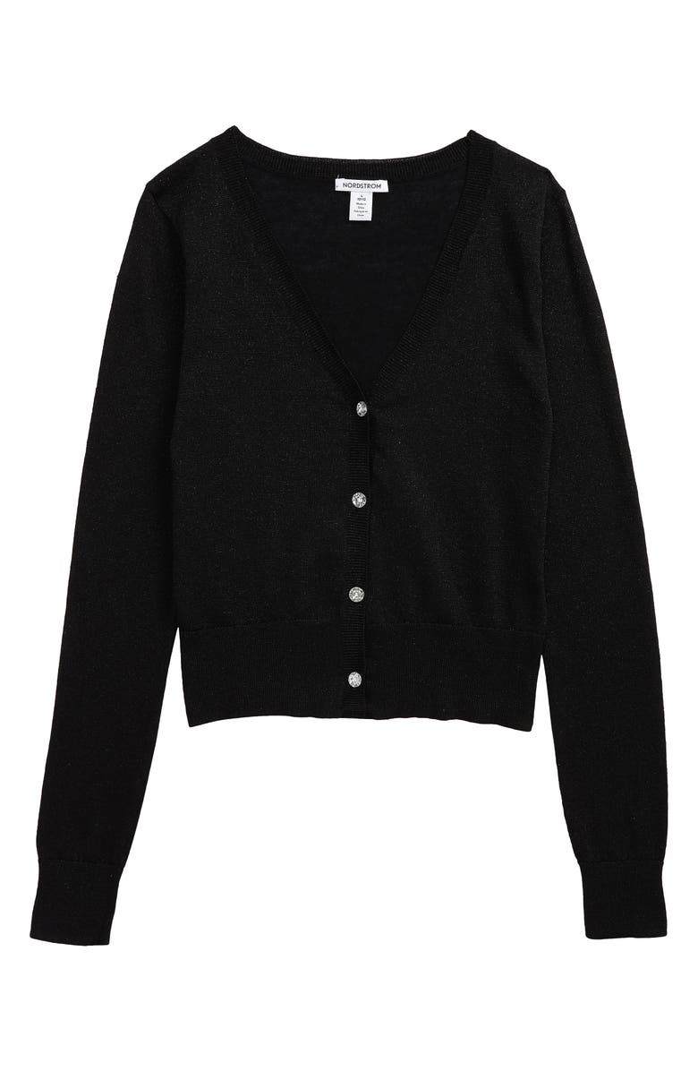 Nordstrom Kids' Everyday Sparkle Cardigan, Main, color,