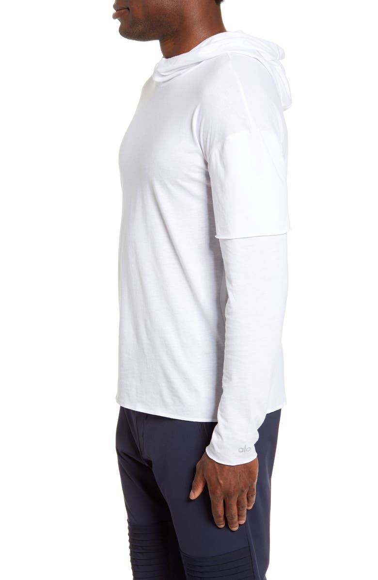 Alo 2-in-1 Pullover Hoodie, Alternate, color,