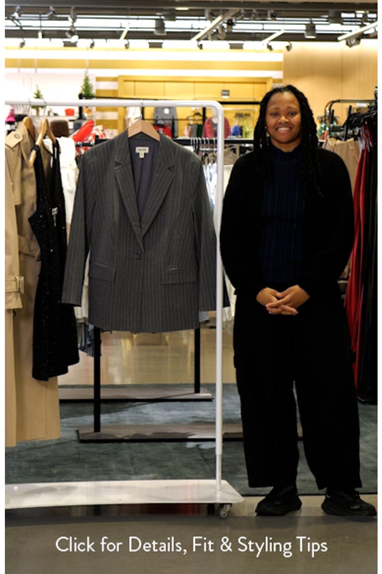 Relaxed Pinstripe Blazer video