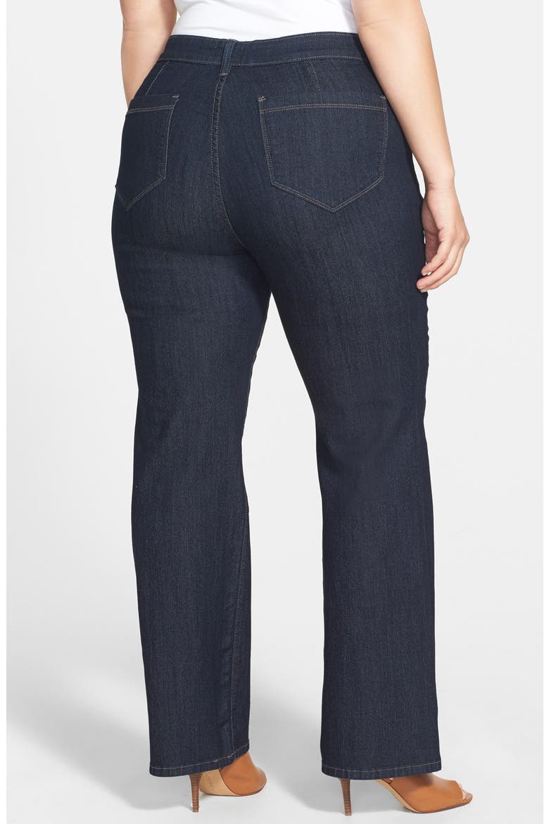 'Isabella' High Rise Stretch Trouser Jeans, Alternate, color, DARK ENZYME