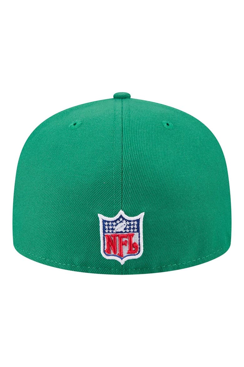 Men's New Era Kelly Green Philadelphia Eagles  Main 59FIFTY Fitted Hat, Alternate, color, Kelly Green