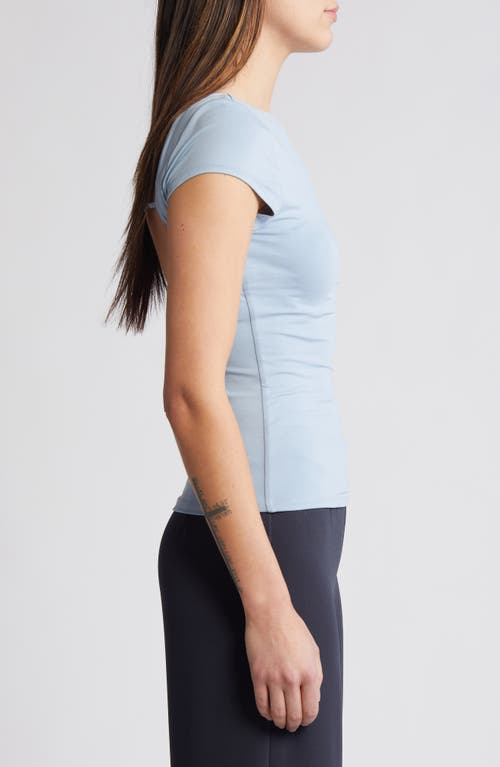 Rue Sophie Asger Long Vest In Blue Fog