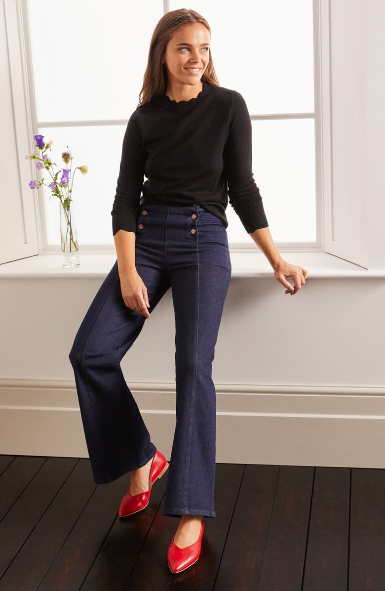 Boden Hambleden Scallop Edge Sweater, Alternate, color, 