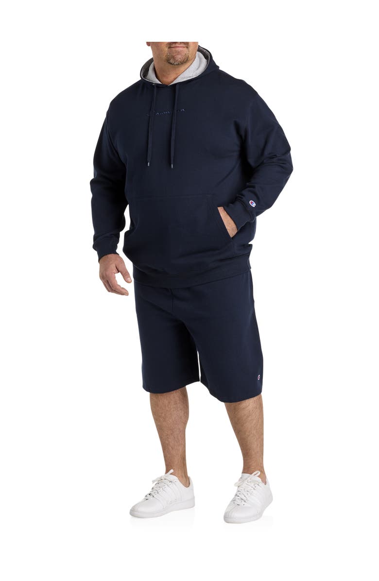 Champion Big & Tall Power Blend Hoodie, Alternate, color, 