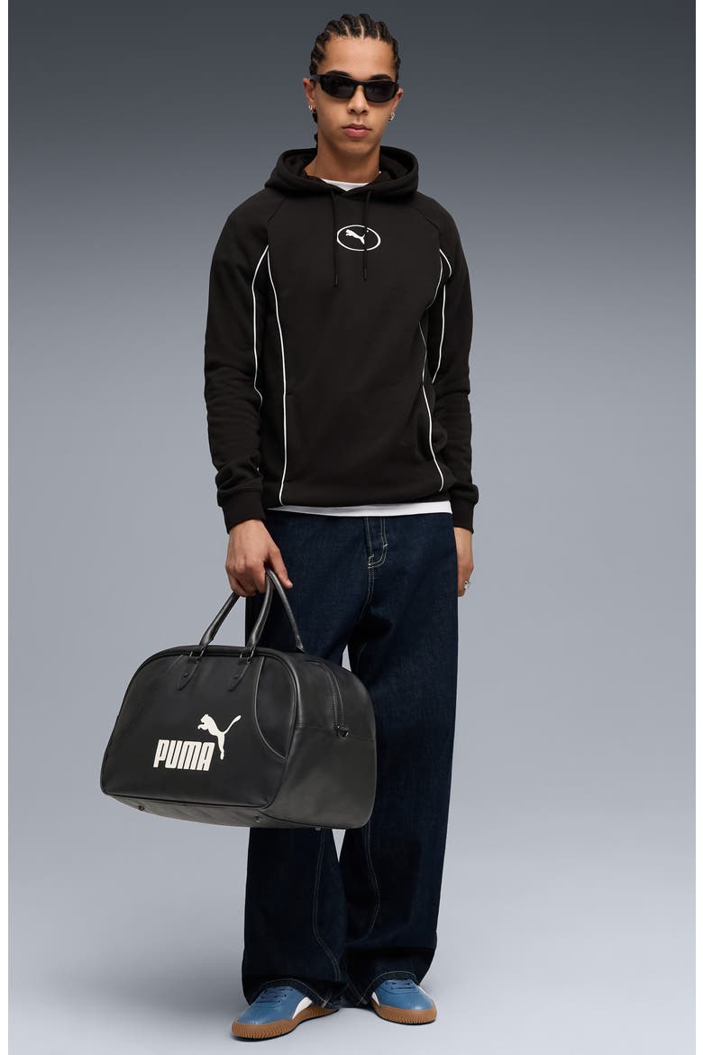 Sport Logo Hoodie, Alternate, color, PUMA BLACK