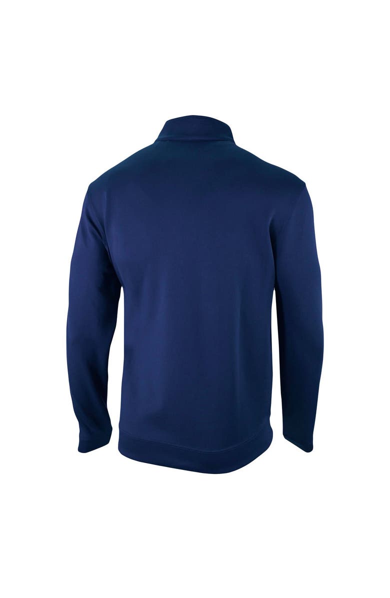 Columbia Men's Columbia Navy Colorado Avalanche Wickham Hills Omni-Wick Quarter-Zip Jacket, Alternate, color, Navy