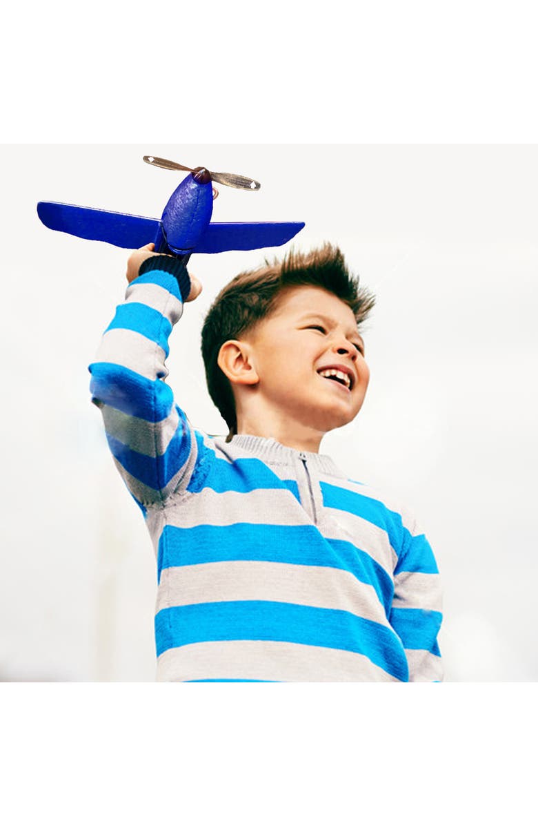 Aero-Storm Aerostorm Air Powered Airplane Blue Acrobatic Flight,Ages 6+, Alternate, color, 