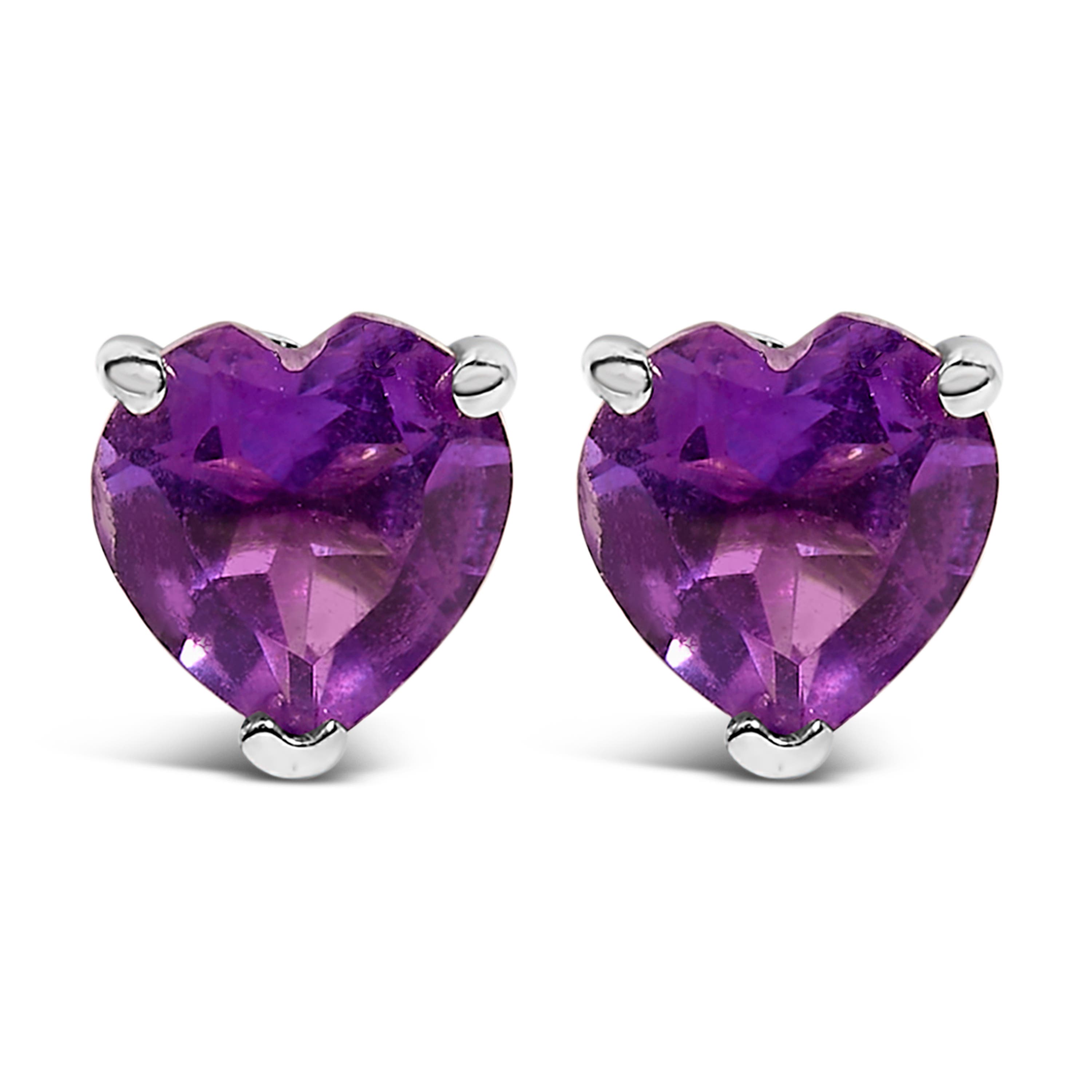 Purple Amethyst | White