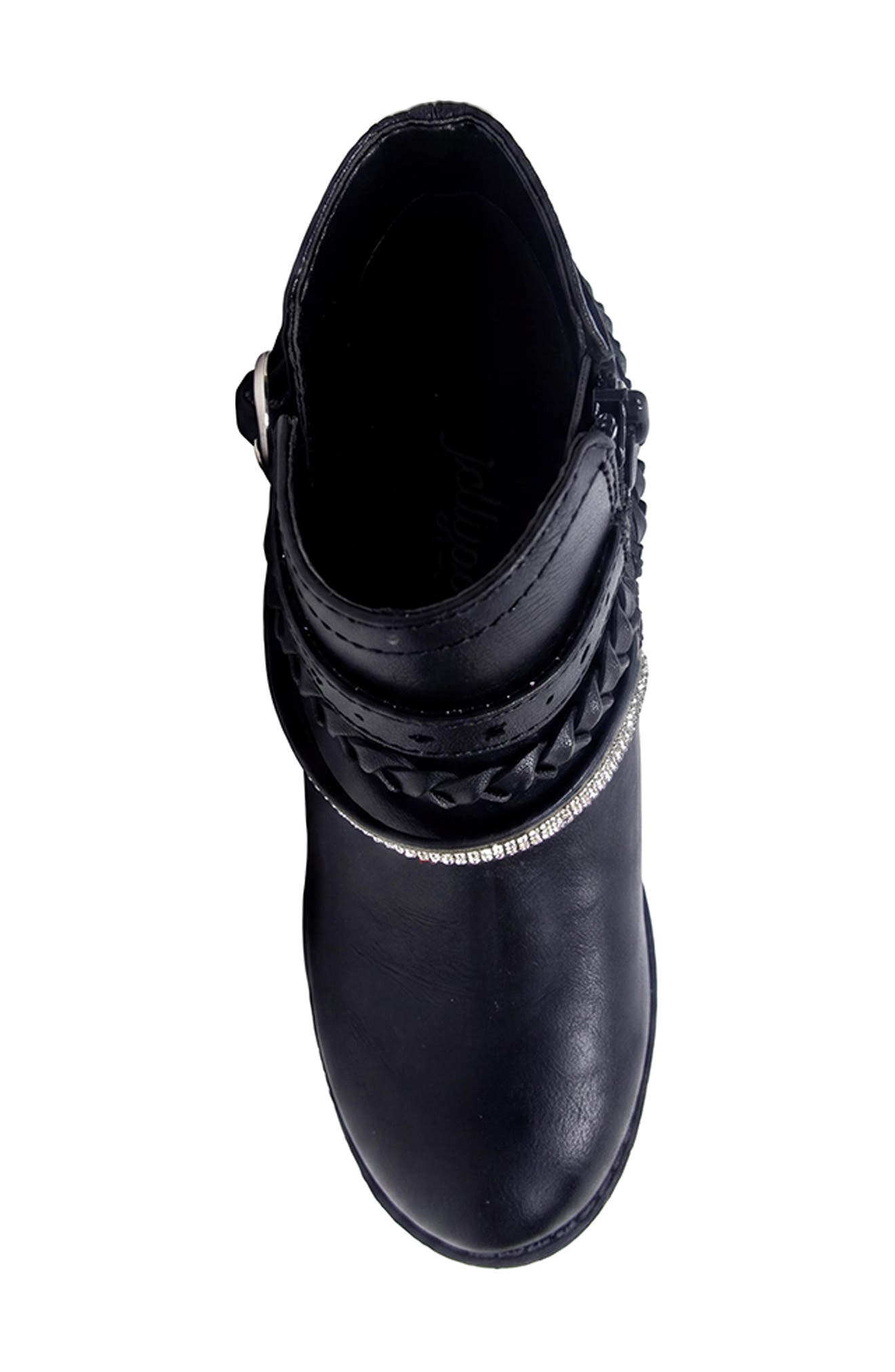 Kids' Liloura Ankle Boot, Alternate, color, BLACK